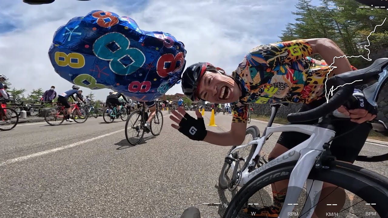 2023 Mt.富士ヒルクライム 第8グループ 1:26:33 エース栗原さんペースメイク