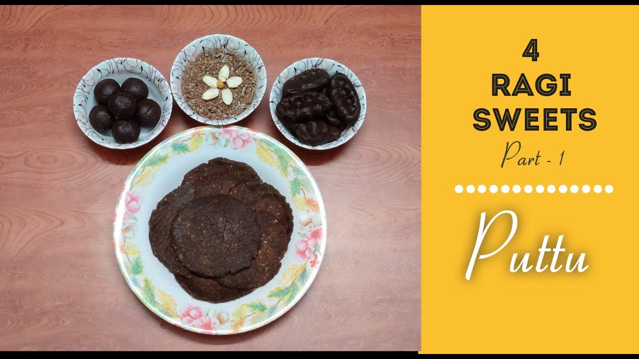Ragi Puttu | Ragi Sweet | Kezhvaragu puttu | Lockdown healthy sweet | Millet recipe | Millet sweet
