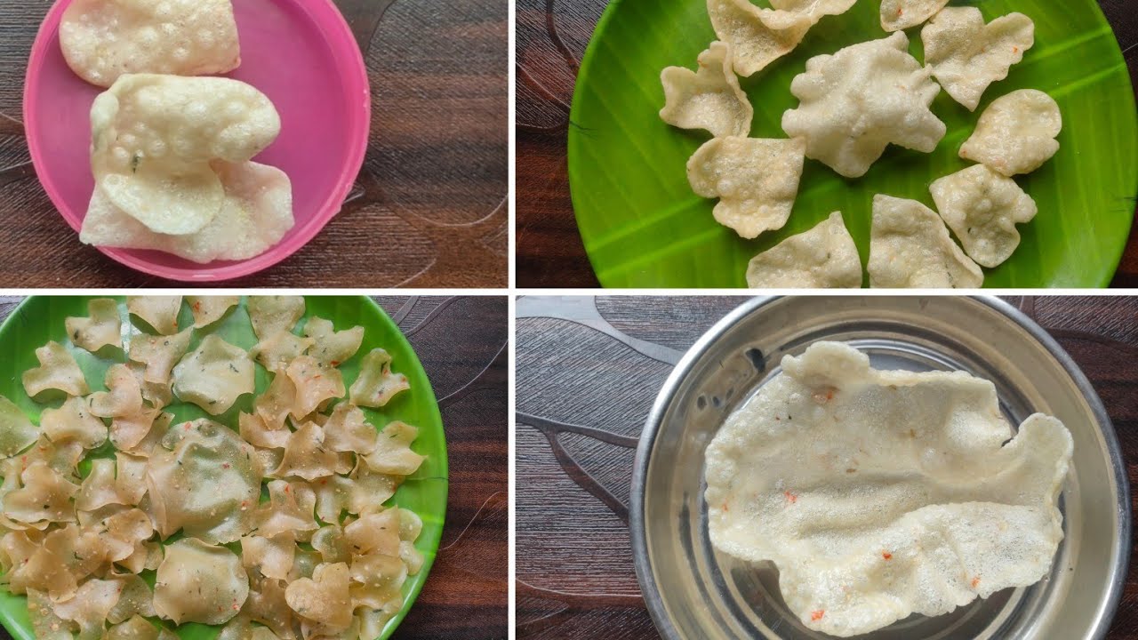 Rice Papad Recipe / Khichiya Papad Perfect papad Recipe / 70 Papads - 1 Bowl Rice Flour