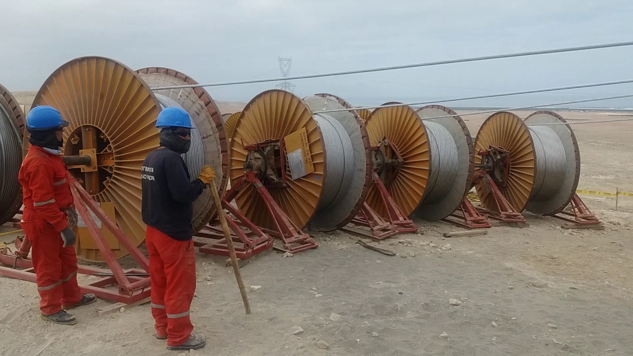 Tendido 500kV 4 conductores por fase - Proyecto MAMO