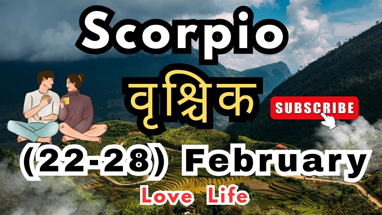 वृश्चिक राशि साप्ताहिकराशिफल।Scorpio।Weekly LoveTarot Reading(22-28) February2026।Hindi❤#love #viral