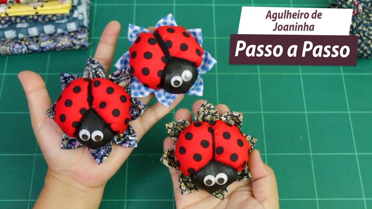 DIY - Como Fazer Agulheiro De Joaninha