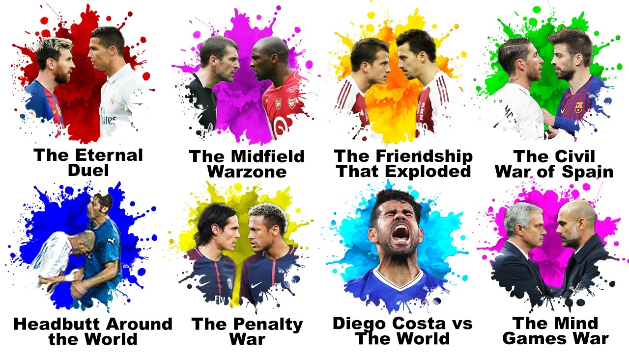 Every Footballer Rivalry Explained In 9 Minutes