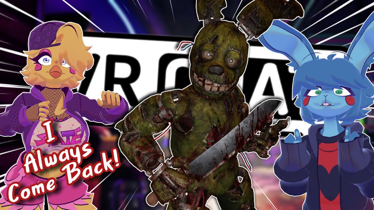 Springtrap Comes Back To Hunt Everyone In VRChat! - VRChat Funny Moments (DBD)