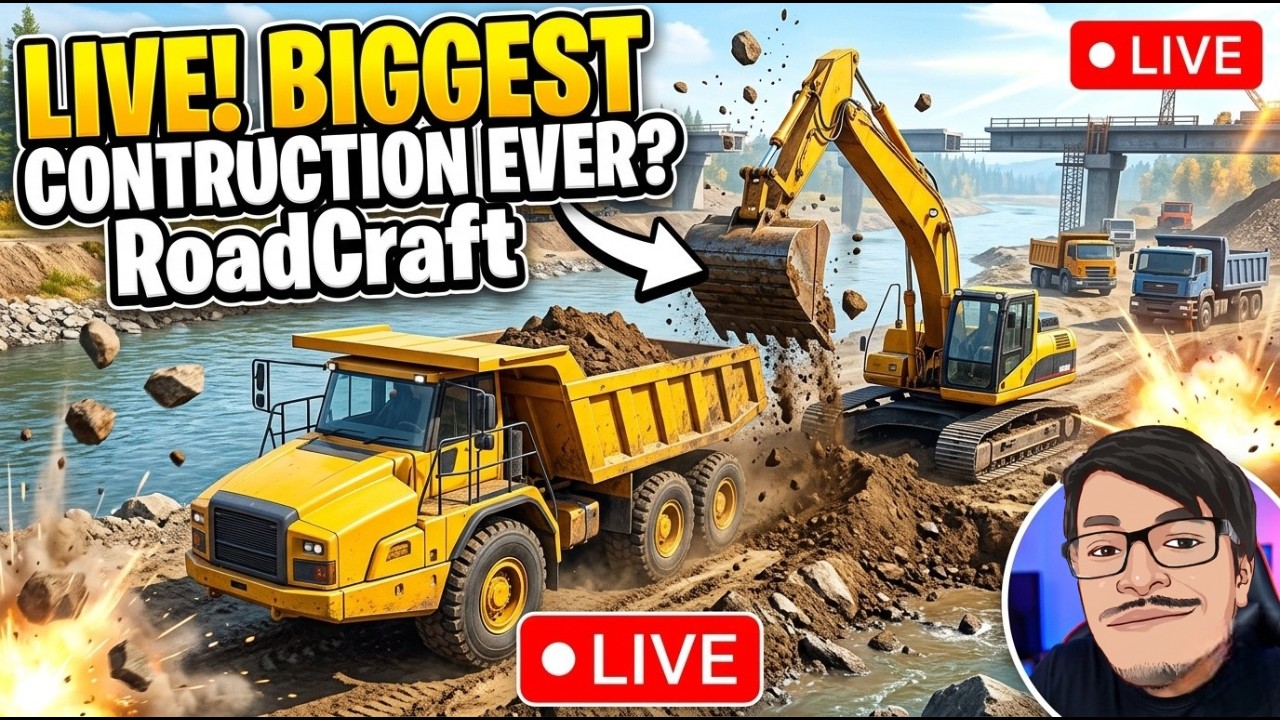 🚜 RoadCraft LIVE 🚜 | 🚧 Ultimate Heavy Machinery Simulator 🚧