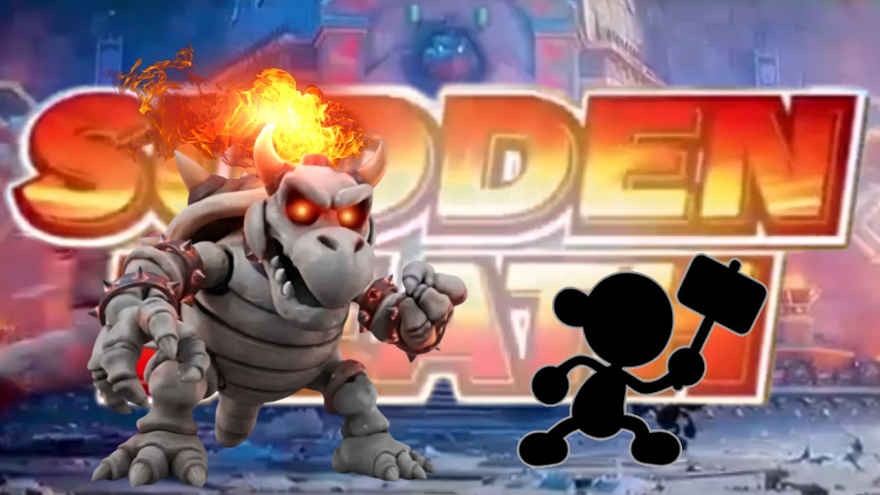 Mr. Game And Watch Vs. Dry Bowser SUDDEN DEATH SSBU
