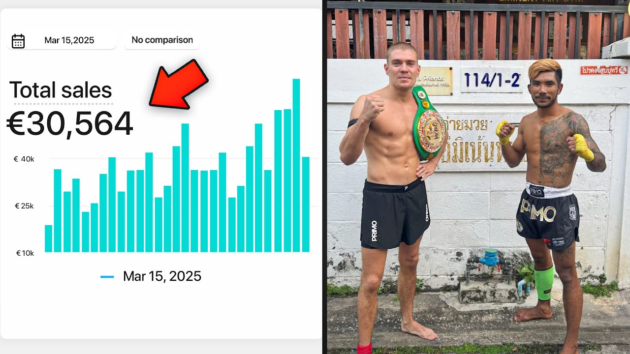 How we Made 30,000€ in a Day… While Training Muay Thai