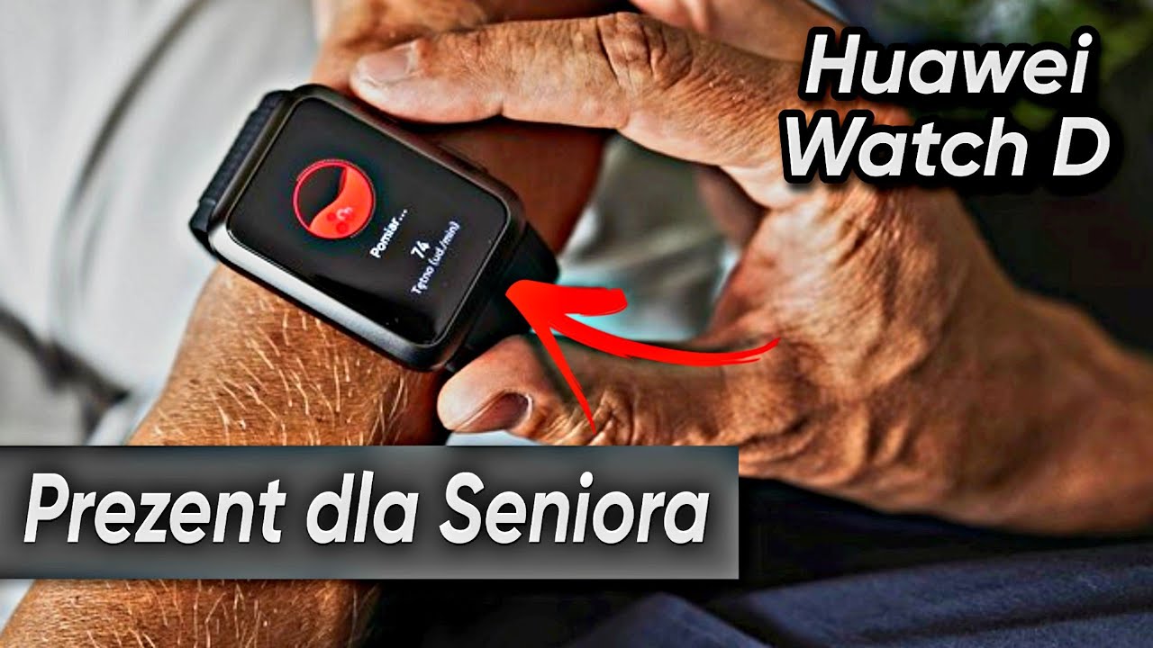 Najlepszy PREZENT dla SENIORA? Zadba o jego ciśnienie ♥️ Huawei Watch D #poradnikświąteczny