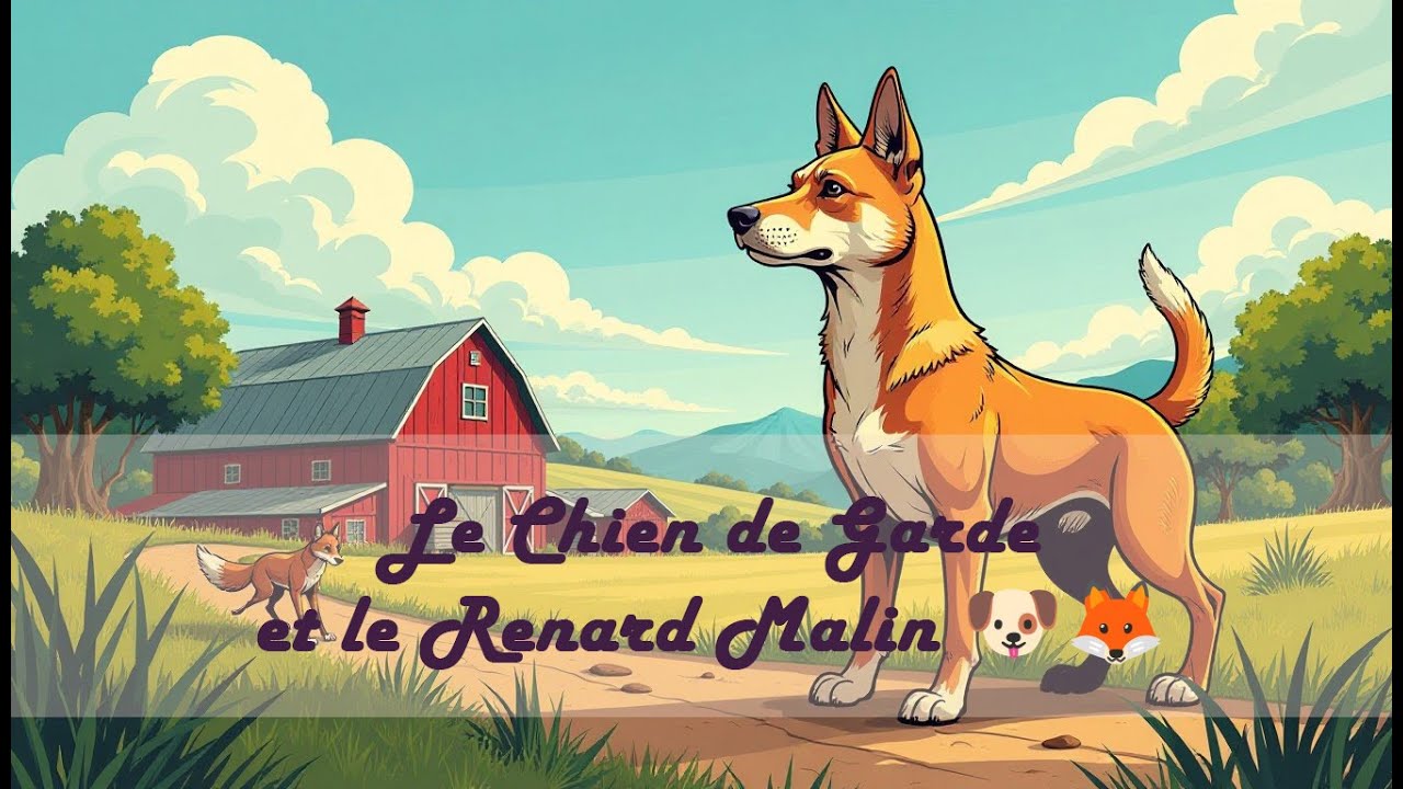 Le Chien de Garde et le Renard Malin 🐶🦊 | Une Histoire dr&ocirc;le et rus&eacute;e pour enfants !  [ FRAN&Ccedil;AIS ]