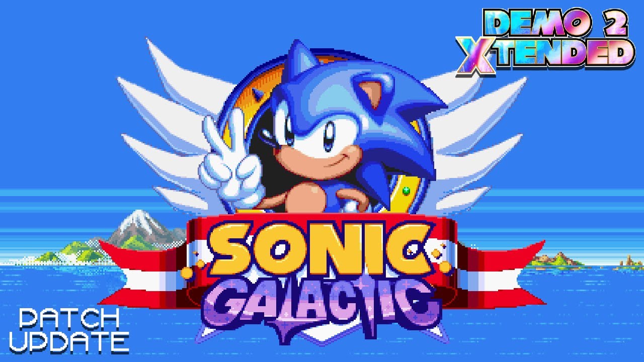 Sonic Galactic (Demo 2 - Patch Update) ✪ Super Xtended Playthrough + Secrets (1080p/60fps)