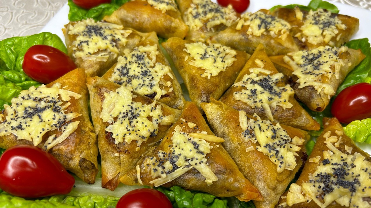 حشوة للبريوات سهلة ومعلكة بالكفتة والفطر