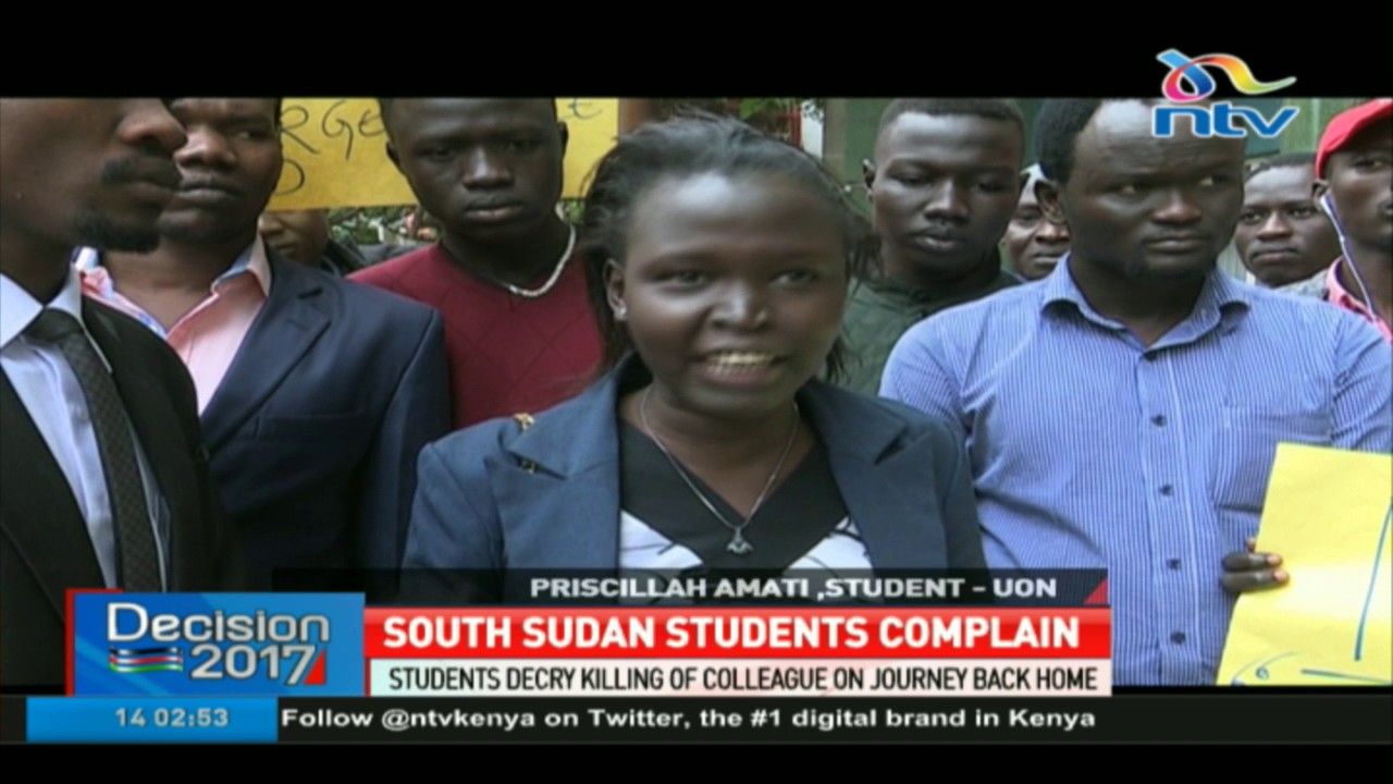 South Sudan students decry killing of colleague on journey back home