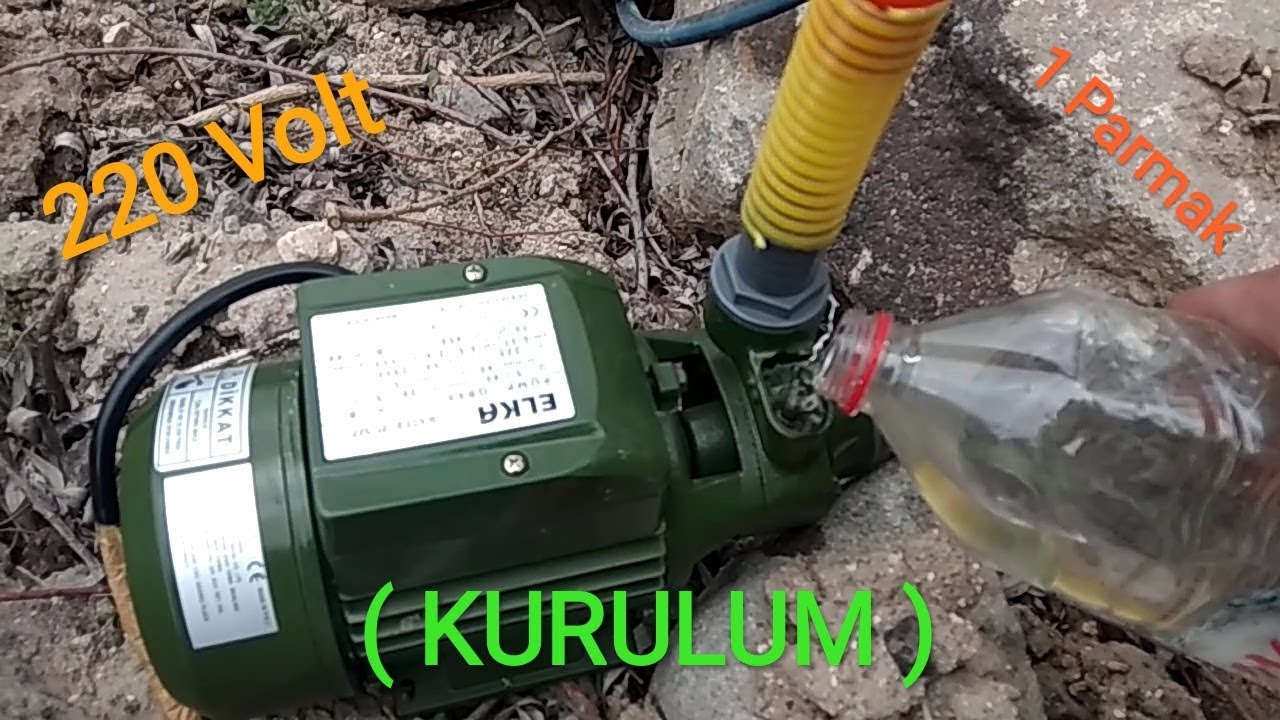 SU Pompası Kurulumu