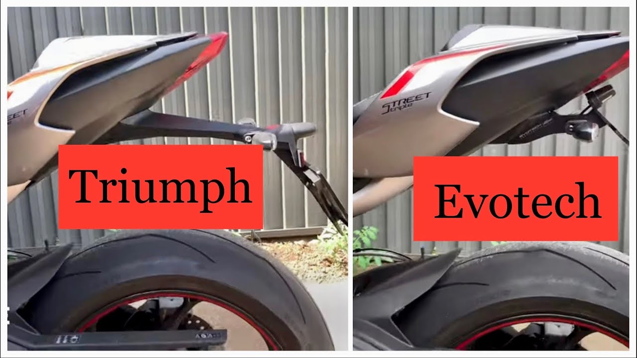 Evotech Tail Tidy for Triumph Street Triple RS 2020-2021