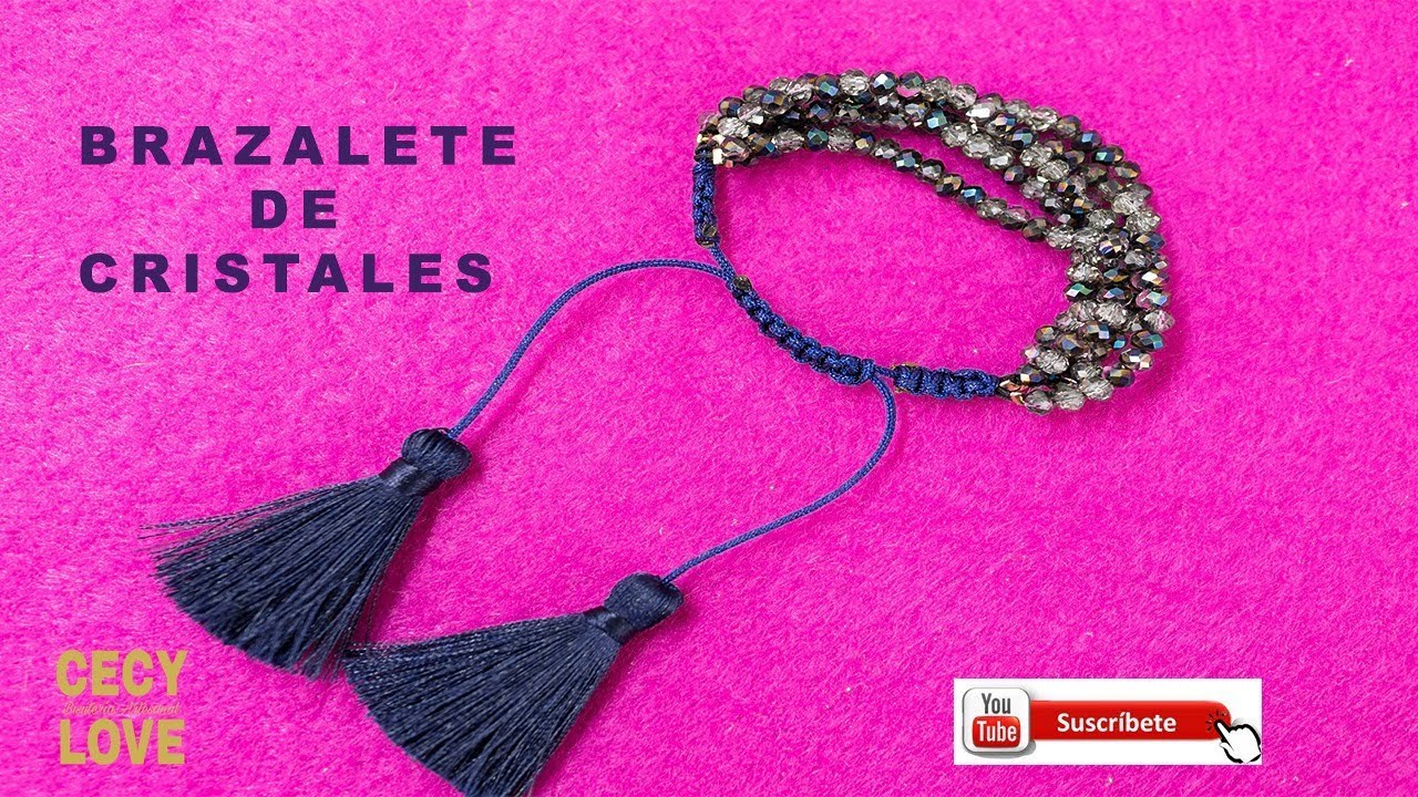Brazalete con cristales