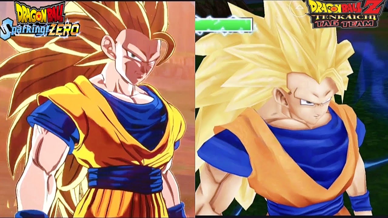 COMPARISON BETWEEN | DBZ TTT & DBZ SPARKING ZERO | ULTIMATE ATTACK | (PSP & PS5)