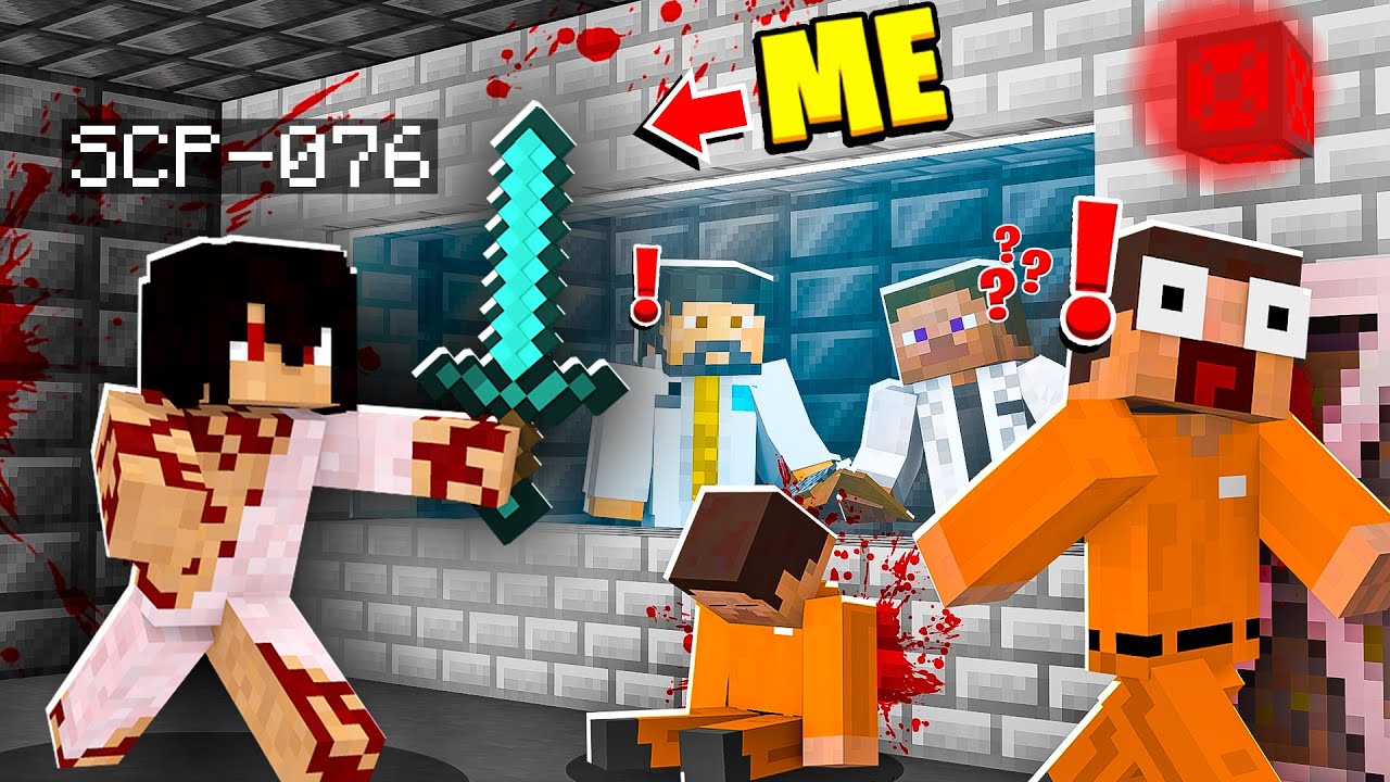 I Became SCP-076 in MINECRAFT! - Minecraft Trolling Video