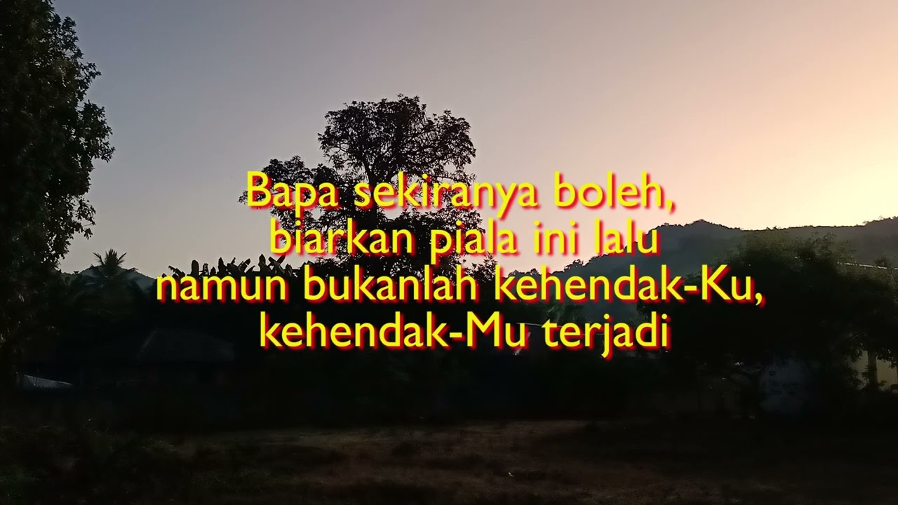 BUKIT ZAITUN (Cover) || Anjelin || Lagu Mengenang Kisah Sengsara Yesus ||