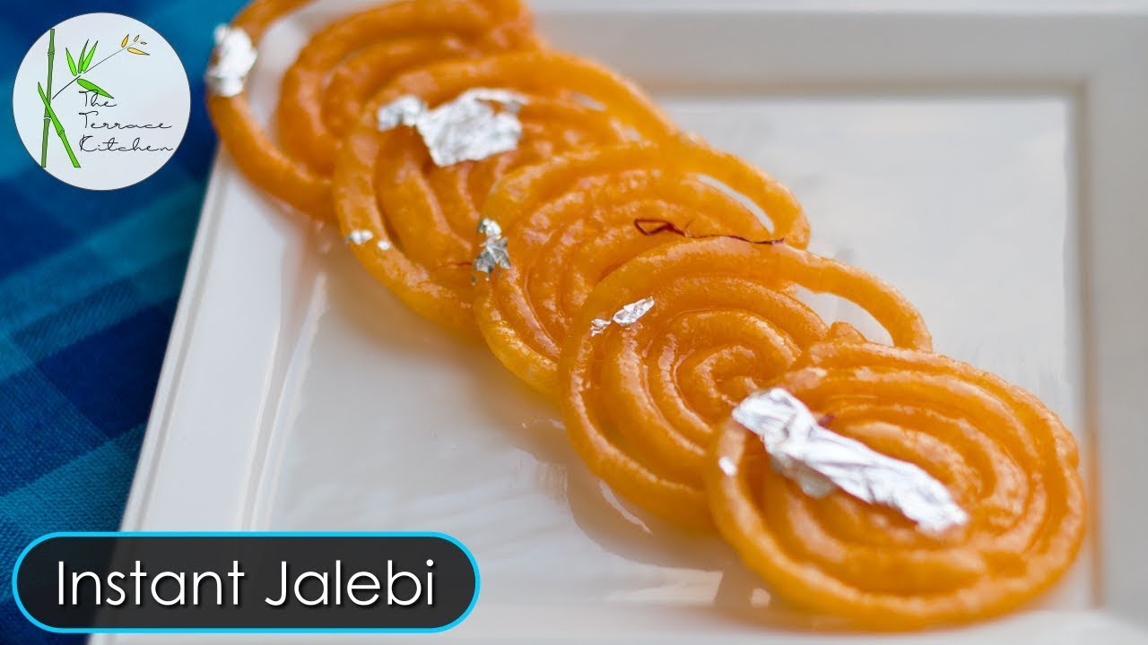 Instant Jalebi Recipe | Jalebi without Yeast | Crunchy Jalebi ~ By The Terrace Kitchen