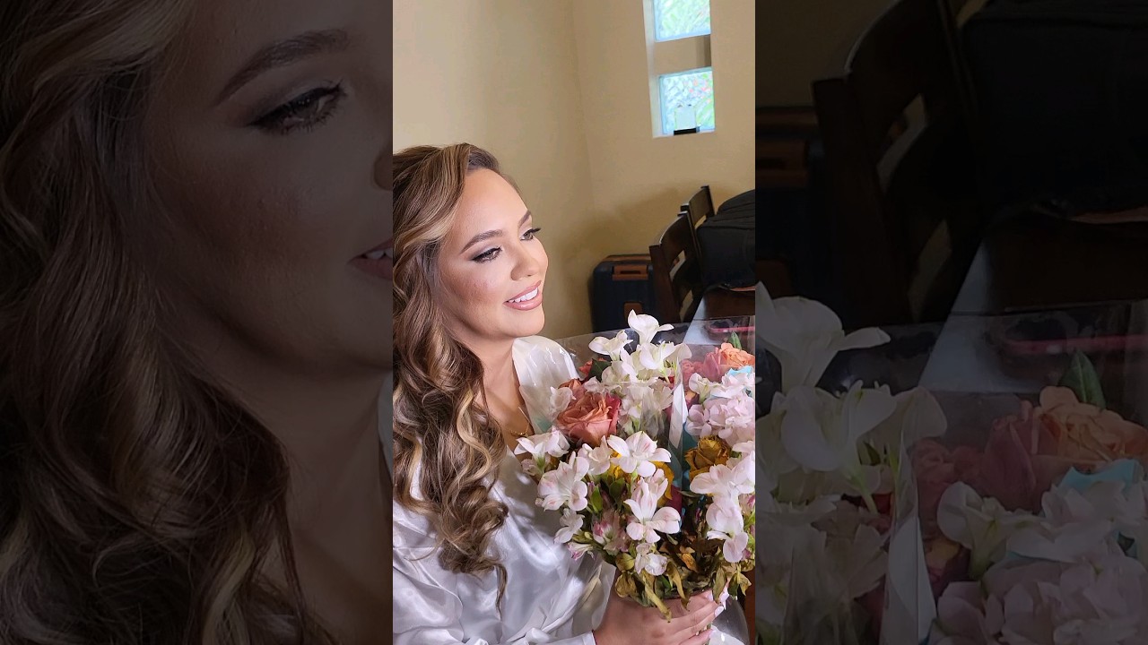 Bride half up and half down  #beauty #bridal #hair #travel #hairstyles #updo #braids #makeup