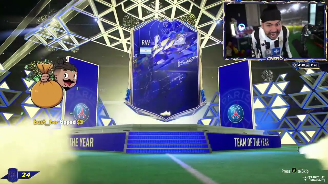 castro packs Messi TOTY Again