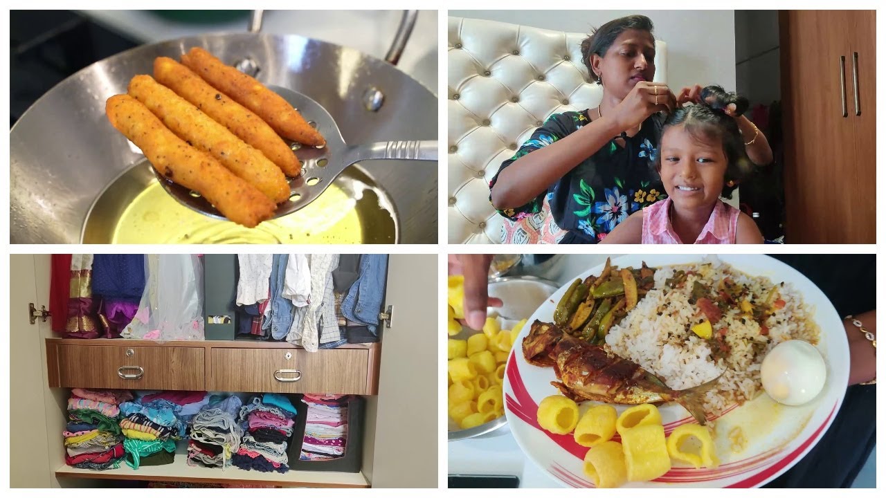 Tintu's new home tour/Trending potato sticks recipe/Quick evening sanck for kids/Wardrobe tour