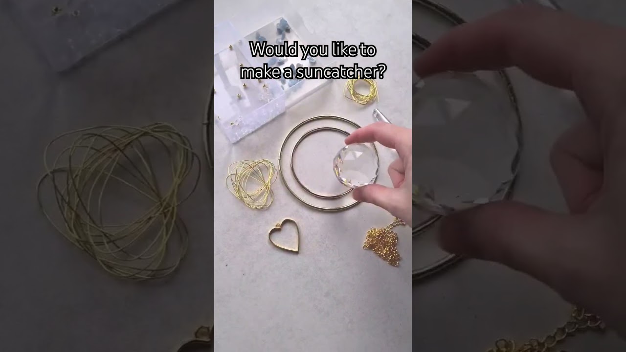DIY suncatcher tutorials on our channel now &hearts;️✨️ #suncatcher #crystals #diycrafts #crafts #artist