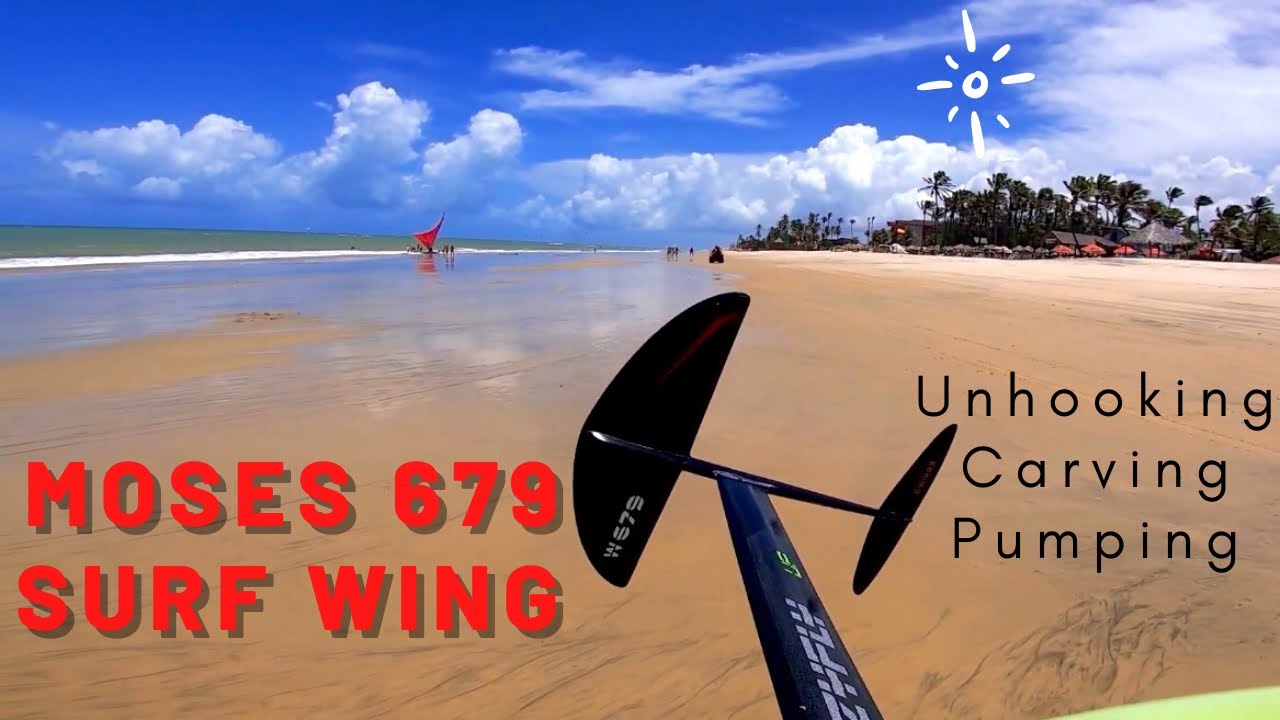 MOSES 679 Wing - Unhooked carving and pumping | KITE FOIL - KITESURF