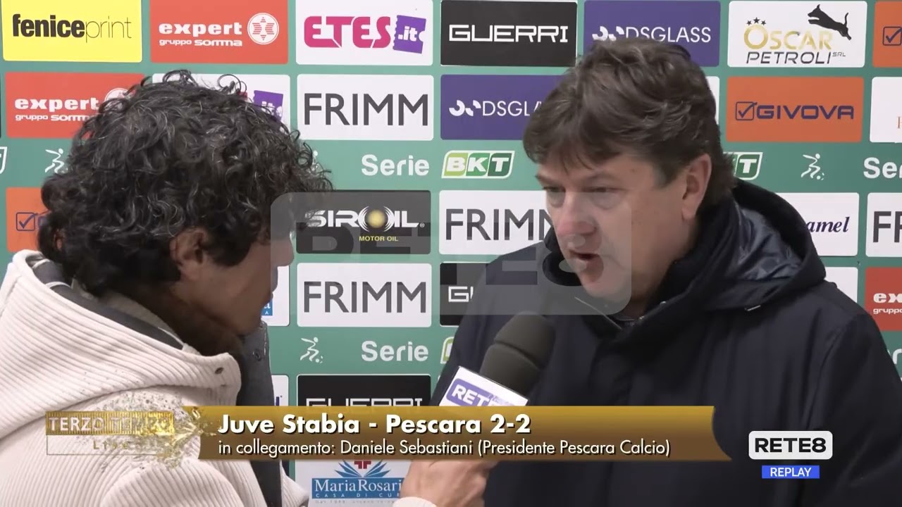 Juve Stabia - Pescara 2-2 91&deg; Sebastiani: 