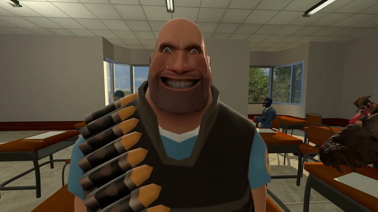 Team Fortress 2   Heavy goes to School [BorMachine Reupload]