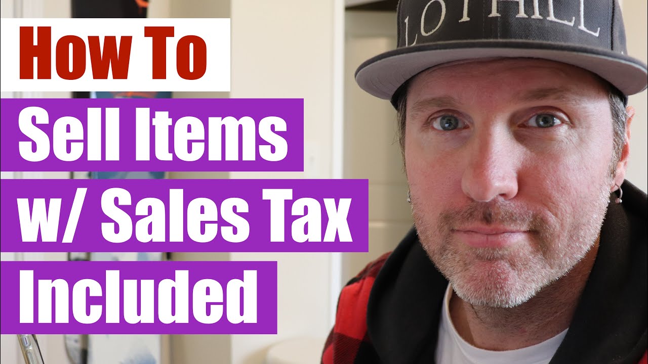 Selling items with sales tax included in the price (Tax Inclusive)