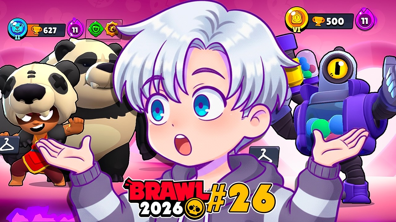 Upei 2 BRAWLERS para o NÍVEL MÁXIMO na conta #BRAWL26 Ep26