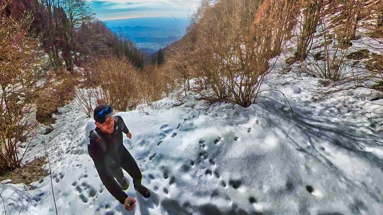 Monte Grappa - Salita da Possagno - Sentiero CAI 189 alla Cima della Mandria