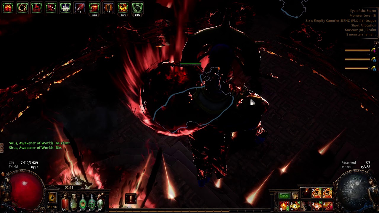 ZIZ Gauntlet awakener kill