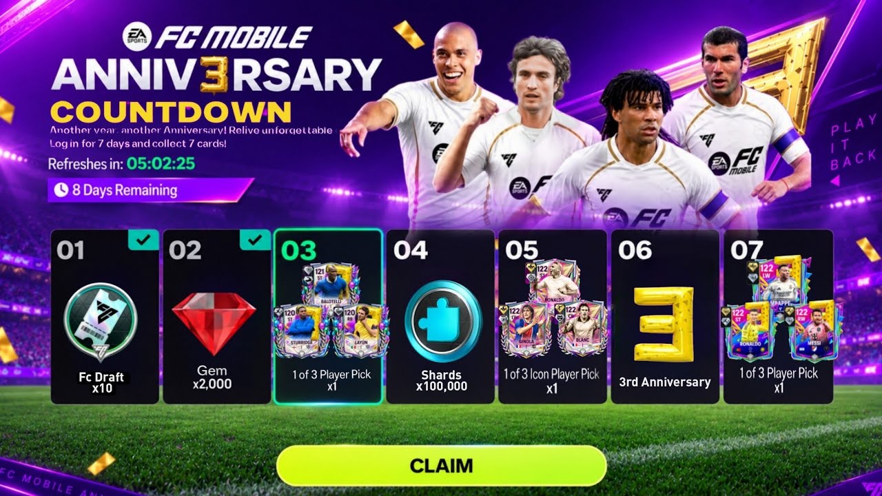 СОБЫТИЕ В ЧЕСТЬ 3-Й ГОДОВЩИНЫ FC MOBILE!! ОФИЦИАЛЬНЫЕ УТЕЧКИ ОБ ИГРОКАХ, ПОДРОБНОСТИ СОБЫТИЯ И ДА...