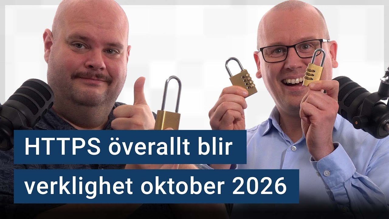 Podd 325: Sista året med osäkra anslutningar – ”HTTPS överallt” på riktigt
