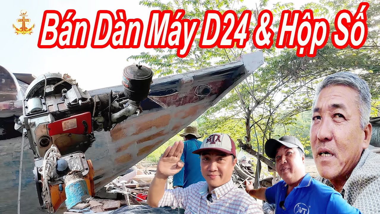 Bán Máy D24 Và Hộp Số Láp Chân Vịt Giá 12 Triệu || Nhanh Tay Nào Anh Em