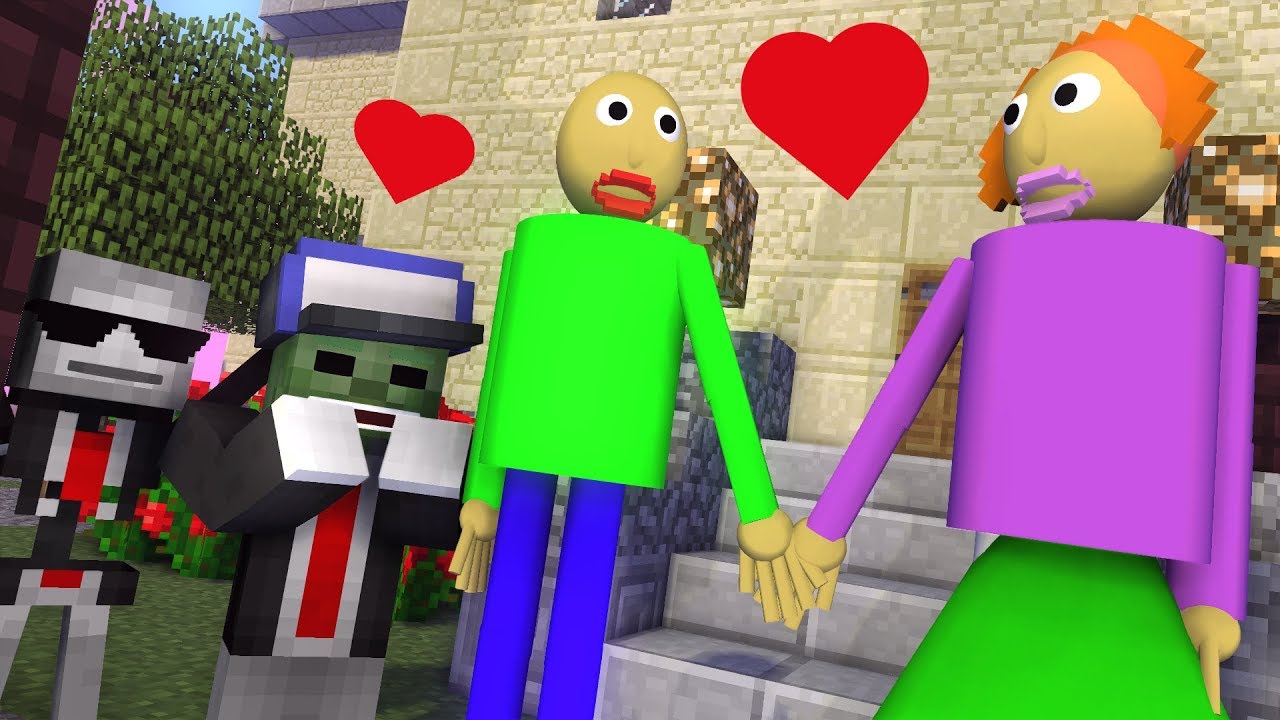 BALDI'S LOVE STORY - Minecraft Animation - MINECRAFT ANIMATION