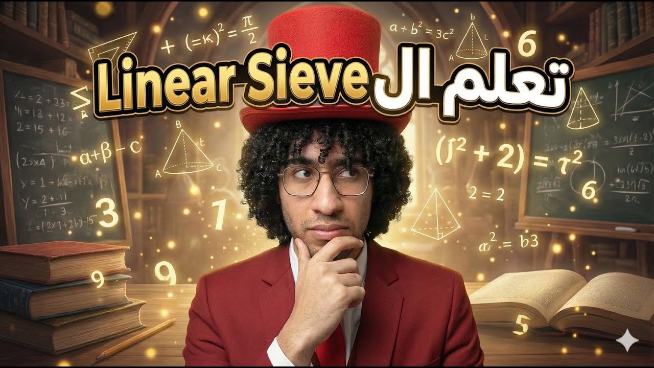 نظرية غربال إراتوستينس 🧠 | Linear Sieve 🇦🇪 Arabic Animated Intuition