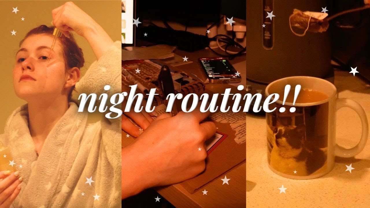 уютная ночная рутина 🍂⭐️🎧🪐 (эстетический, расслабляющий ночной блог)