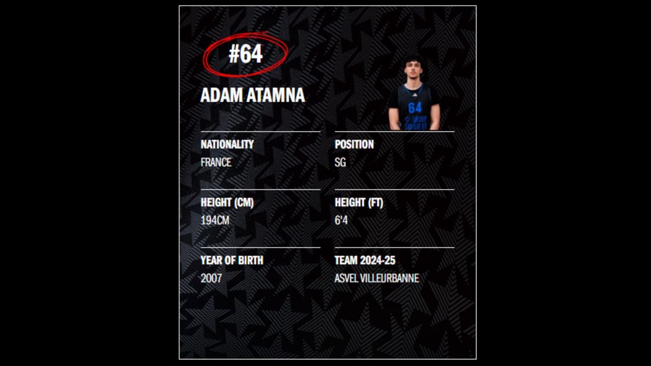 #64 Adam Atamna - Adidas Eurocamp 2025 Highlights