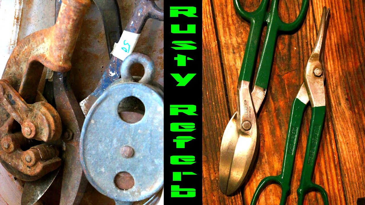 De-Rusting Rusty Vintage Tool Finds - Clean and Refurb