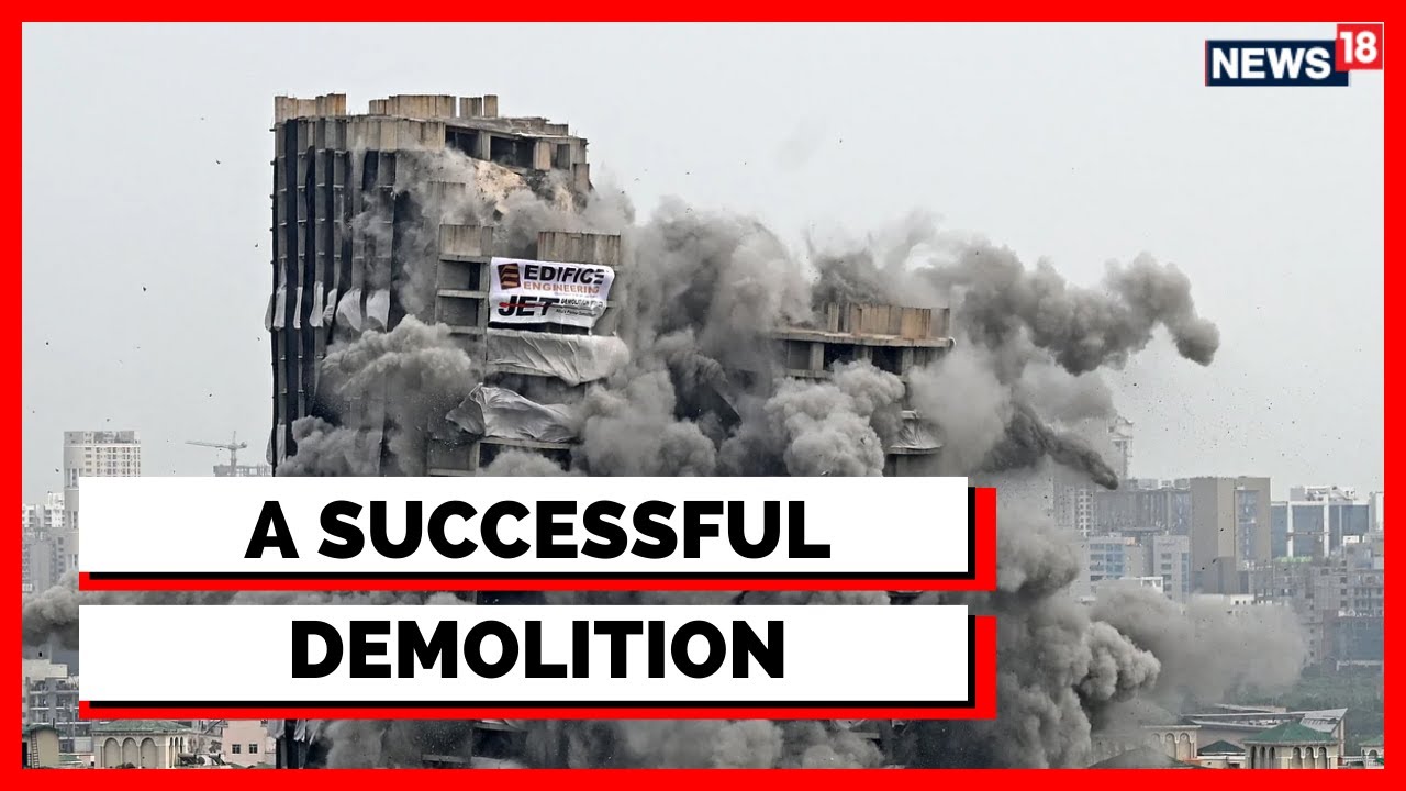 Supertech Twin Tower News | Twin Towers Demolition Blast | Twin Towers Noida Demolished | News18