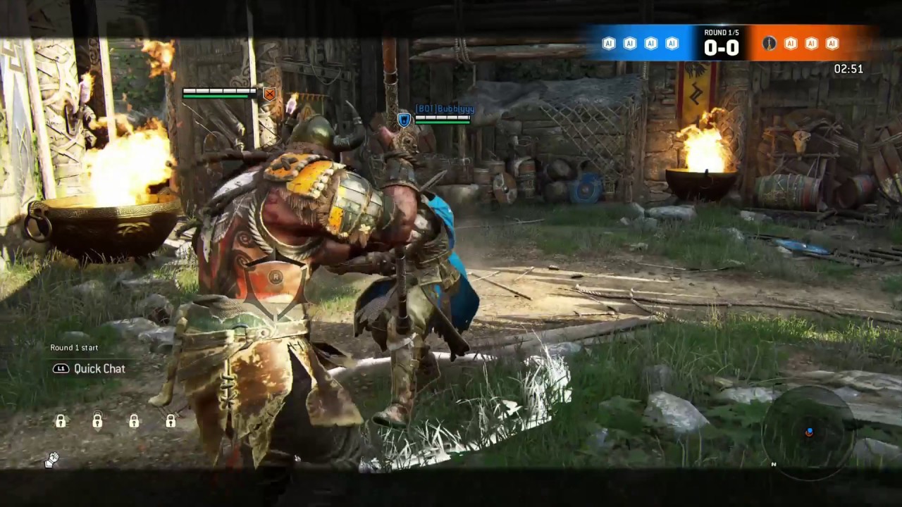 For Honor - Defense Variation testing (Level 1 Bots)