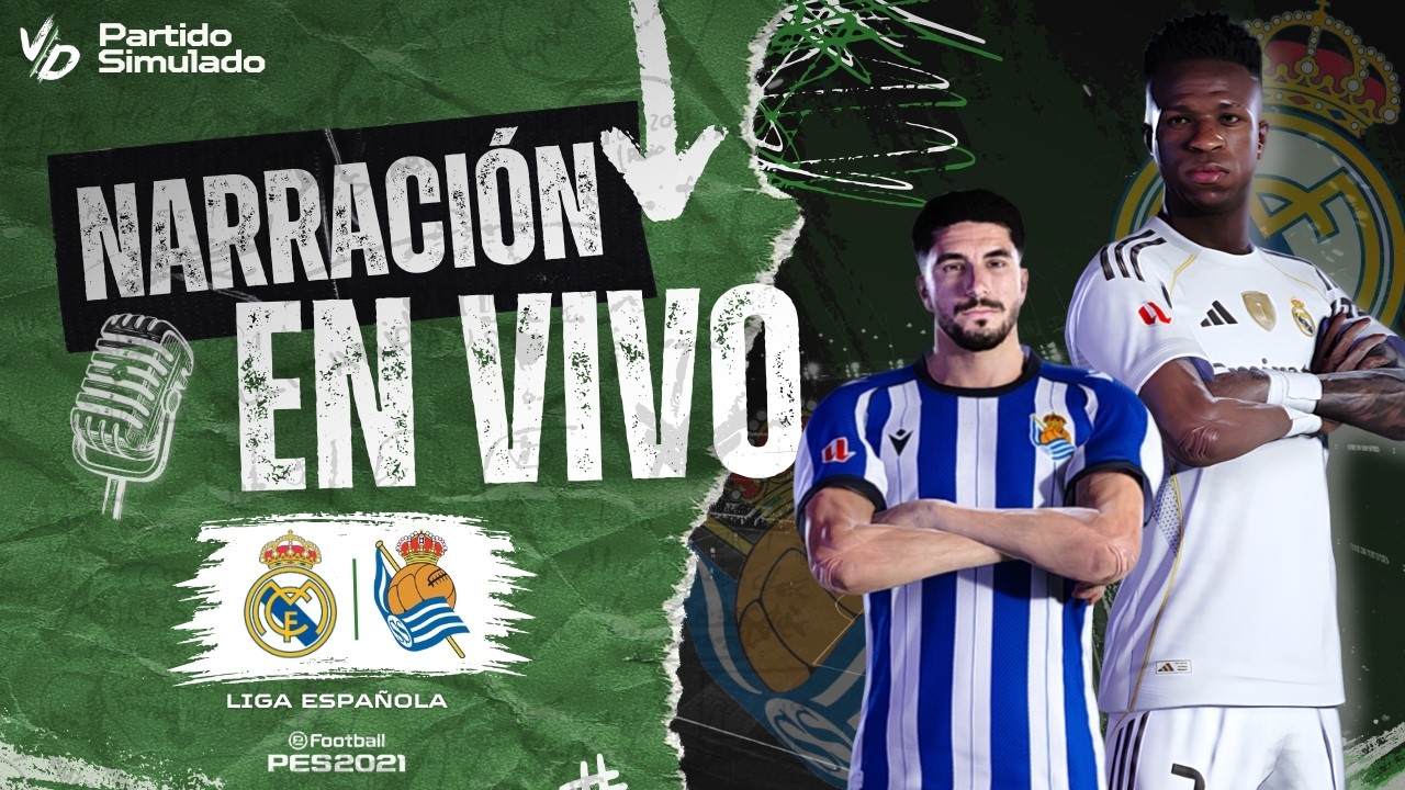 🔴 REAL MADRID VS REAL SOCIEDAD EN VIVO / LIGA ESPAÑOLA - JUEGA MBAPPE