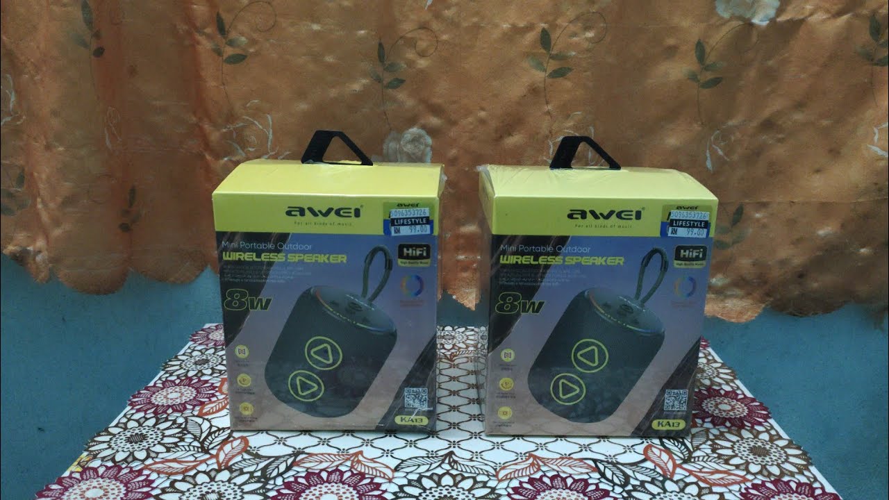 Awei KA13 Portable Bluetooth Speaker (Unboxing & Sound Test)