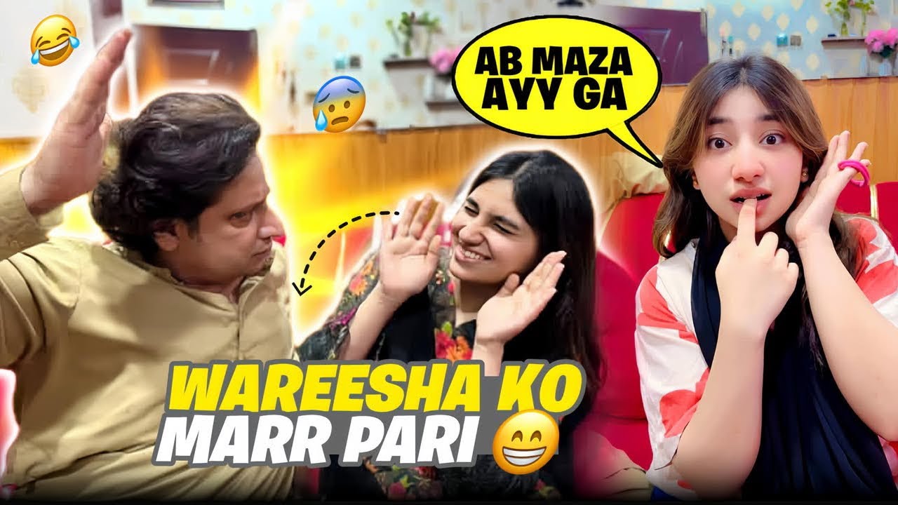 Wareesha Ko Marr Pari | Wareesha & Zoha Funny Fight | Papa's Reaction | Funny Family Vlog 2025