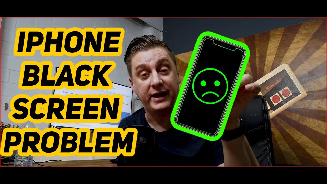 iphone X XS XR black screen problem