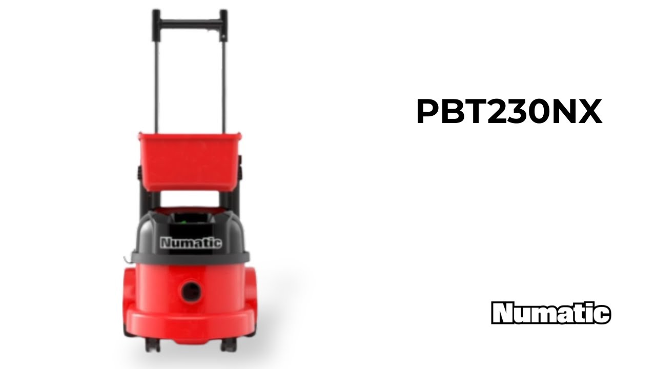 Numatic PBT230NX – odkurzacz przemysłowy | bezprzewodowy