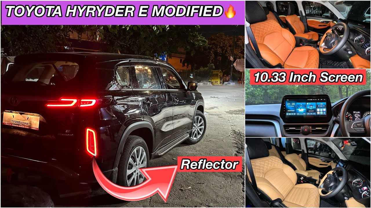 TOYOTA HYRYDER MODIFIED🔥TOYOTA HYRYDER REFLECTOR🔥TOYOTA HYRYDER GENUINE ACCESSORIES🔥50% OFF🔥